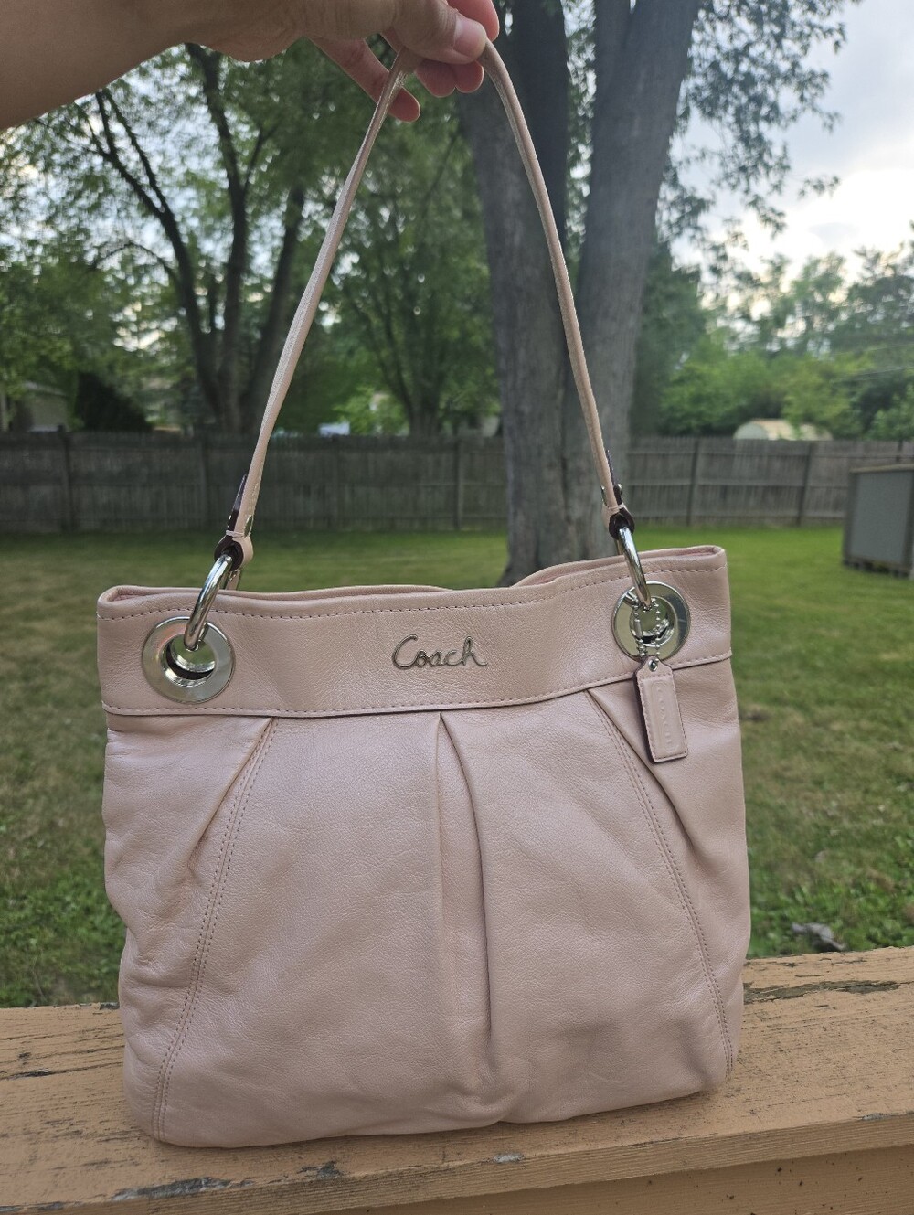 Coach Y2K Ashely Pink Leather #F17605